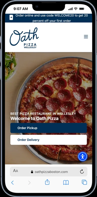 Chowly Mobile App — example product screenshot