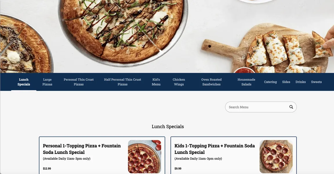 Chowly Online Ordering — example product screenshot